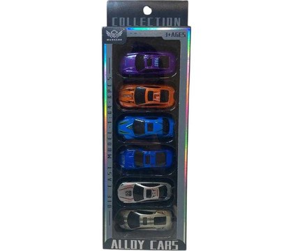 AUTITOS METALICOS X 6 EN CAJA